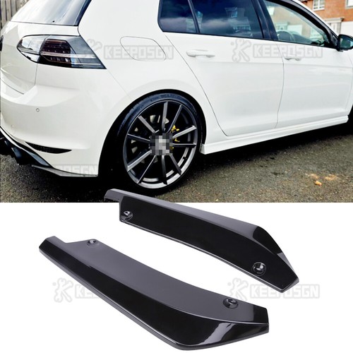Black rear lip - rear, bumper