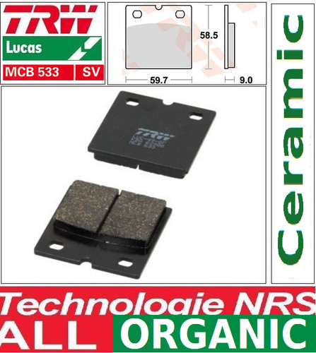 Front brake pads - 2,
