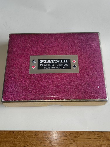 Vintage piatnik playing - piatnik,