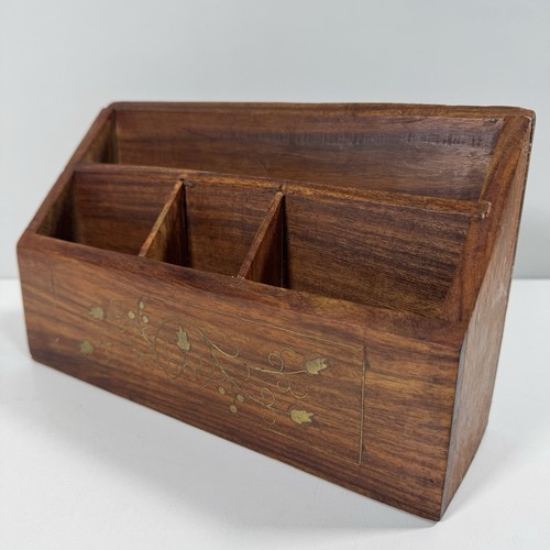 Vintage wooden letter rack - vintage,