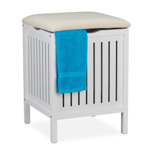 Bamboo laundry hamper wooden - bamboo,