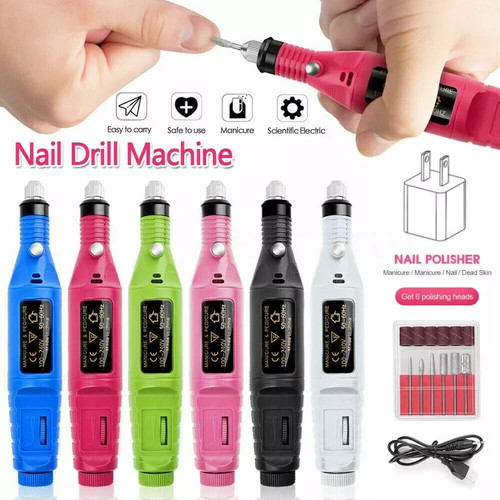 Electric drill nail - nail, file