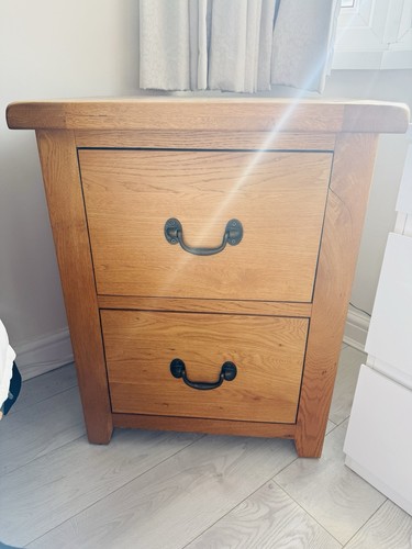 Solid oak drawer filing - solid,