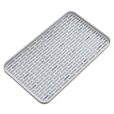  Fruit Drain Mat Washer Tray for Floor Protection Draining Board Dish Drying