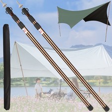 2x Tarp Poles Telescoping Tent