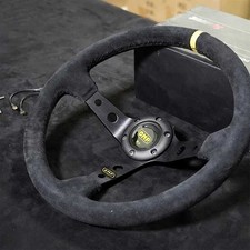 OMP 14' Suede Leather Black