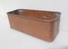 Vintage Copper Trough Tub Old Planter Plant Pot Antique 12.75"