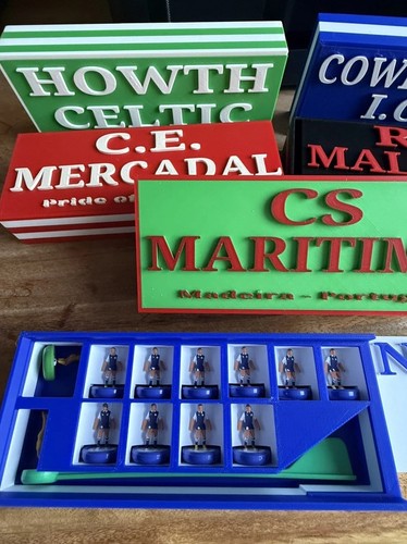 Custom printed subbuteo - printed,