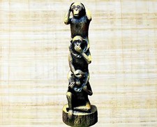 No Evil See Hear Speak Monkey Figurine set, Monkey statue Decor , Monkey Gifts,