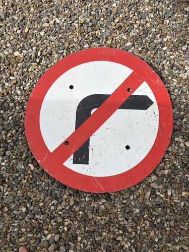 Road traffic sign - traffic, right