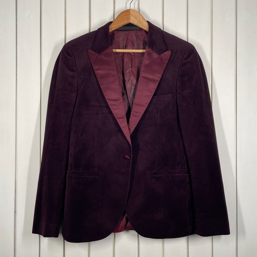 Men velvet blazer - men's,