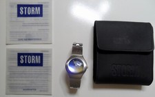 ORIGINAL STORM NUCLEAR Z Women’s Genuine Vintage 1999 Retro Watch Blue dial EX