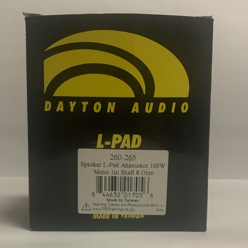 Dayton audio pad - l-pad, attenuator