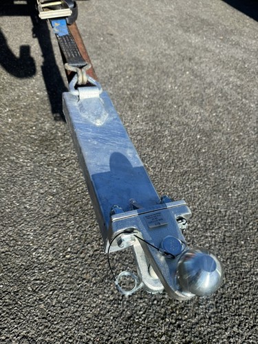 Galvanised forklift trailer - forklift,