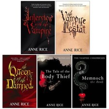 Vampire Chronicles Series 5 Books Collection Set by Anne Rice Vampire Lestat