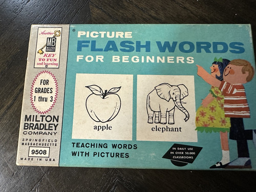 Milton bradley flash words - milton,
