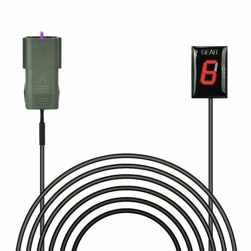 Motorcycle gear indicator red - motorcycle,
