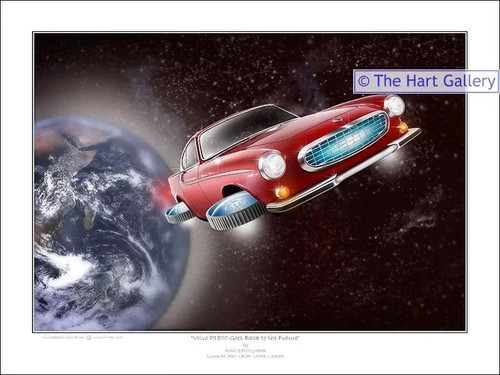 Volvo p1800 car - car, fantasy