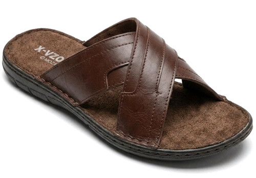 Mens leather sandals mules - leather,