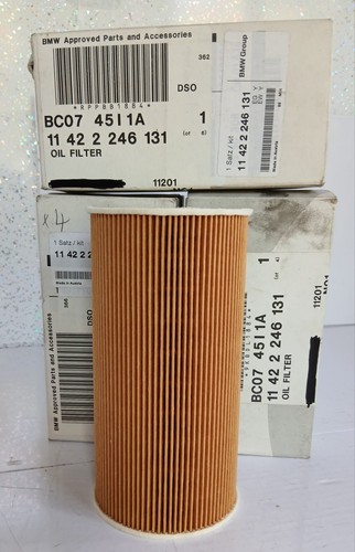 New genuine bmw oil filter - genuine,