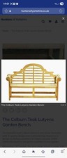 Wooden Garden Bench Solid Wood