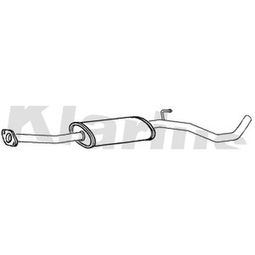 Centre exhaust box silencer - centre,