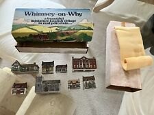 8 piece set Wade  Whimsey-on-why Miniature village complete in original box