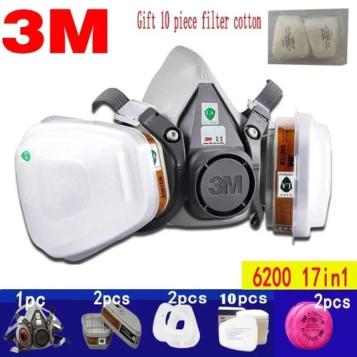 6200 gas mask - 3m,