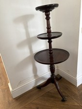 Victorian Mahogany Three Tier