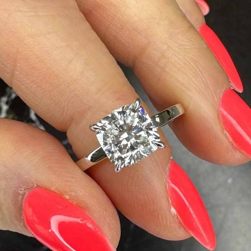 Cushion cut moissanite - cushion,