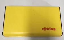 Rotring Yellow And Black Compas Set Vintage