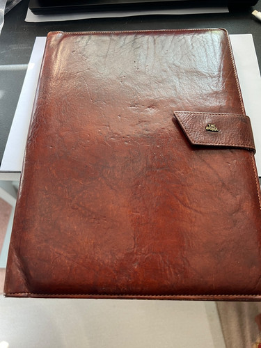 The bridge leather - leather, padfolio