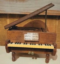 Vtg Wooden Baby Grand Piano