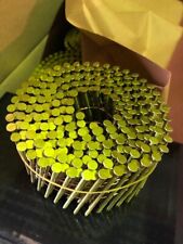 15 Degree Flat Wound Galvanised, Ring, Coil Nails - 2.5 x 64mm