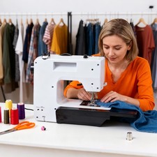 Electronic Sewing Machine 38 Stitches Computerized & Extension Table Household