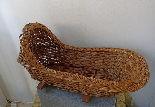 Vintage wicker rocking - vintage,