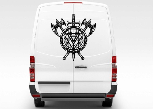 Viking shield axe - shield,