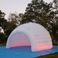 PVC White Portable Inflatable Igloo Dome Tent Party Tent For Party Exhibition