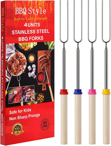 Marshmallow toasting forks - toasting,