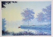 Mick Durrant, Water Meadow II, Lithograph, Signed titled and numbered in pencil