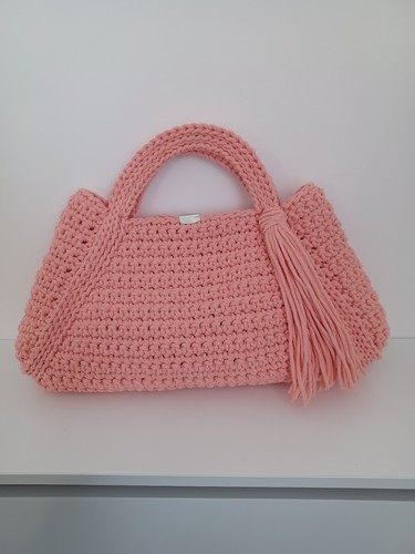 Handmade crochet handbag - handmade,