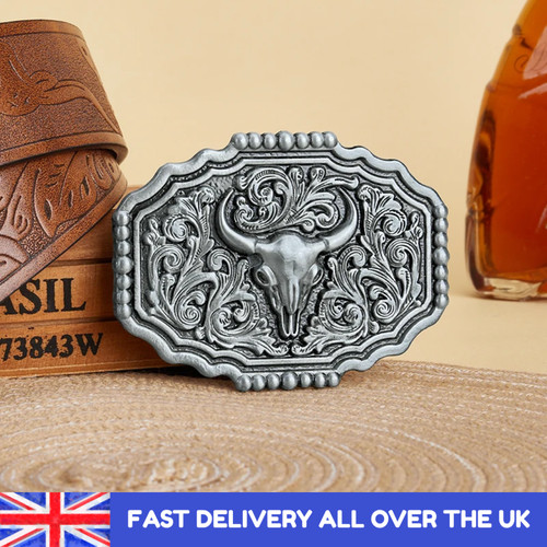 Western belt buckle initial - belt,