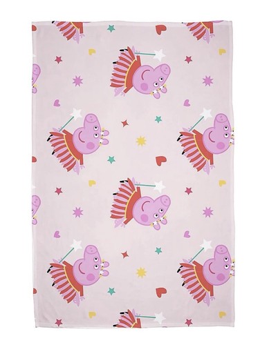 Peppa pig fleece blanket magic - fleece,