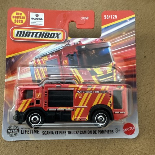 Matchbox scania fire engine - matchbox,