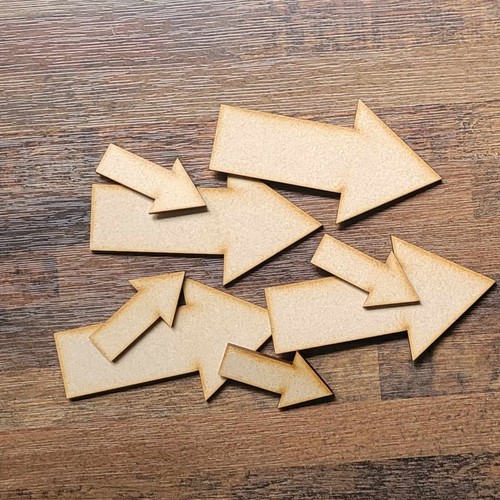 Wooden large basic arrow - arrow, craft