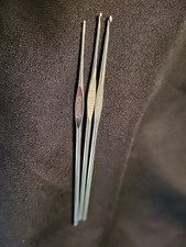 3 Vintage Hero Steel Crochet Hooks  1  9  10   MADE IN USA