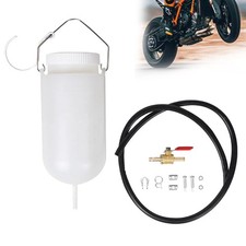MOTORCYCLE AUXILIARY FUEL TANK & CARB BALANCING GAS CONTAINER TUNING BOTTLE