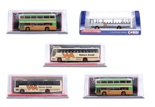 CORGI '1:76' SCALE LOT OF 5 ASSORTED WALLACE ARNOLD/YORKSHIRE RIDER BUSES