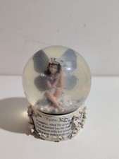 😻 Regency Collection Fairy Fantasy Glitter Globe With Poem 9cm