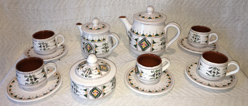 Moroccan hand painted ceramic - hand,
